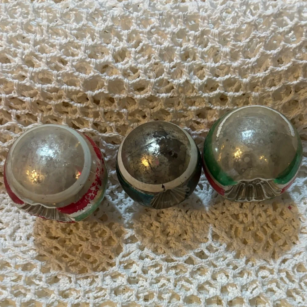 Vintage glass christmas
